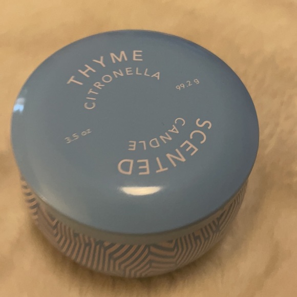 Target Accents Nwt Set Of 3 Citronella Candles 35oz Original Thyme